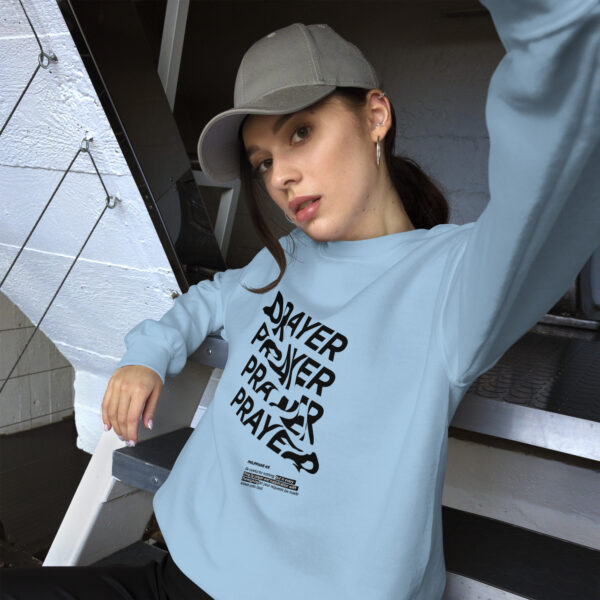 Prayer Sweatshirt - Black - Image 2