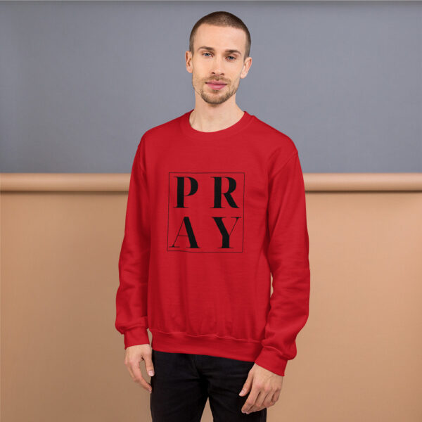 Pray Sweatshirt - Black - Image 2