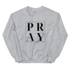 pray sweatshirt black design