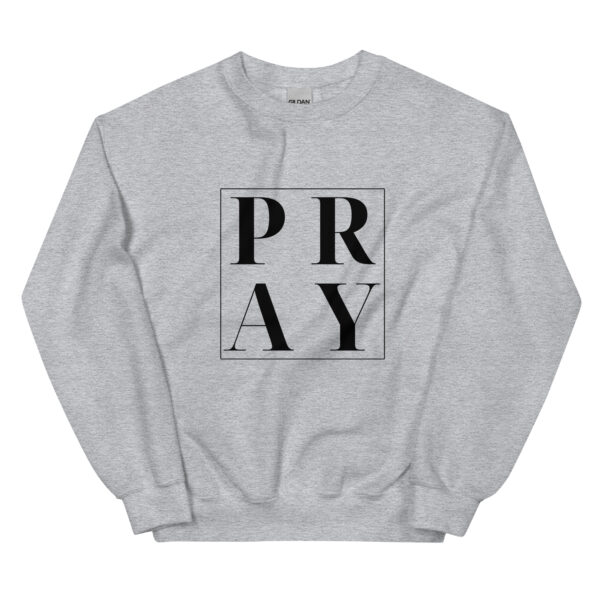 pray sweatshirt black design