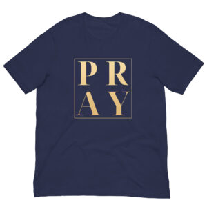 pray tee gold design