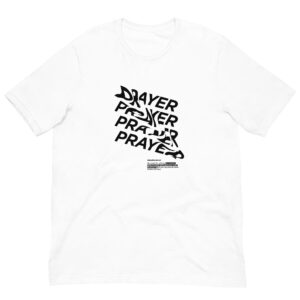 classic prayer tee black design